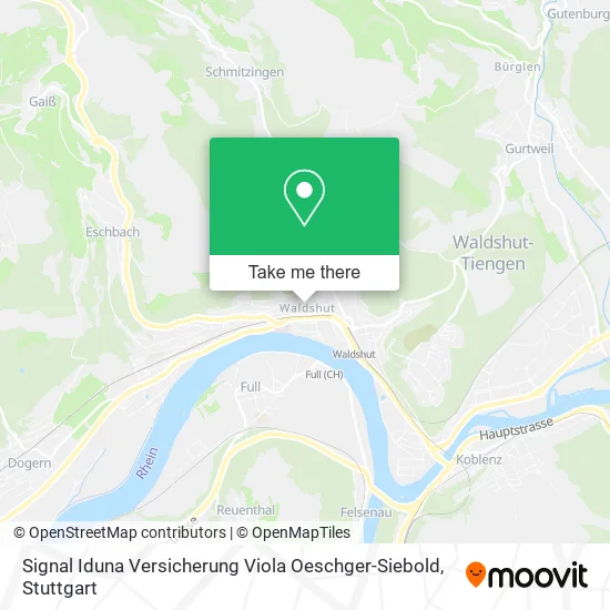 Карта Signal Iduna Versicherung Viola Oeschger-Siebold