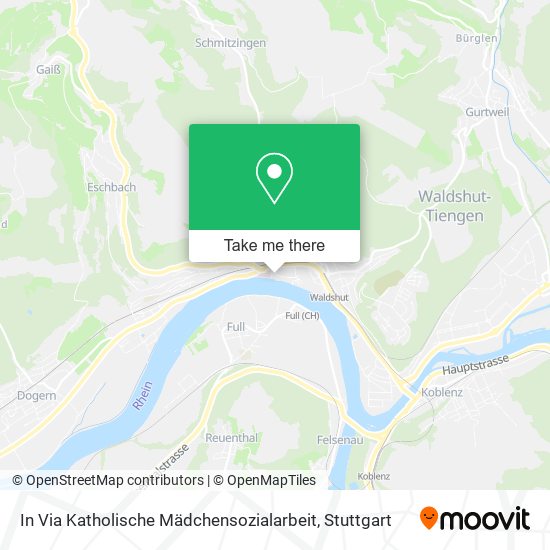In Via Katholische Mädchensozialarbeit map