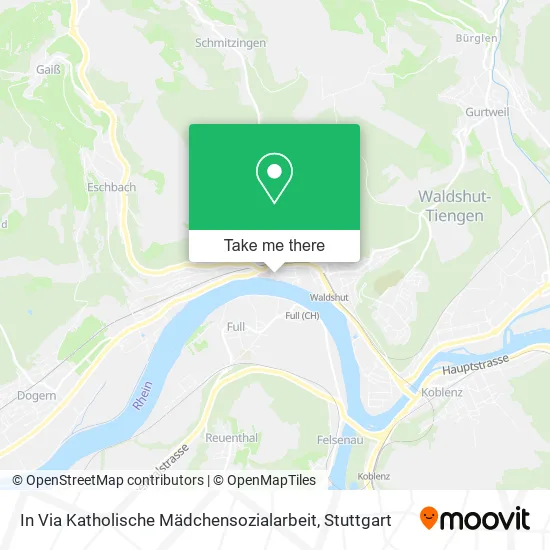 Карта In Via Katholische Mädchensozialarbeit