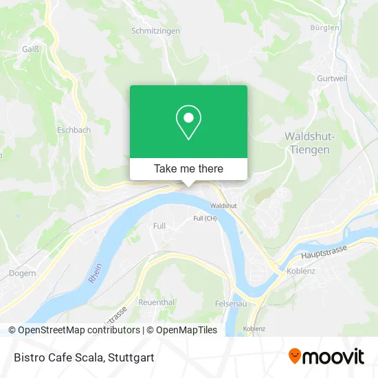 Карта Bistro Cafe Scala