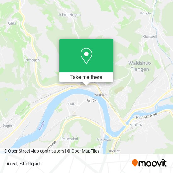 Карта Aust