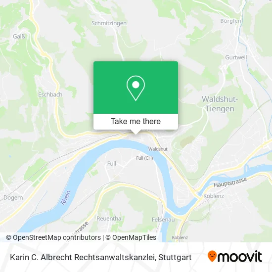 Карта Karin C. Albrecht Rechtsanwaltskanzlei