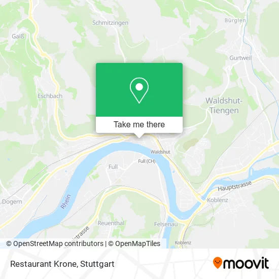 Карта Restaurant Krone