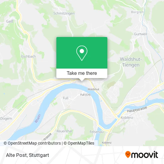 Карта Alte Post