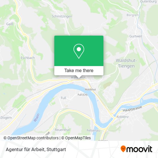 Карта Agentur für Arbeit
