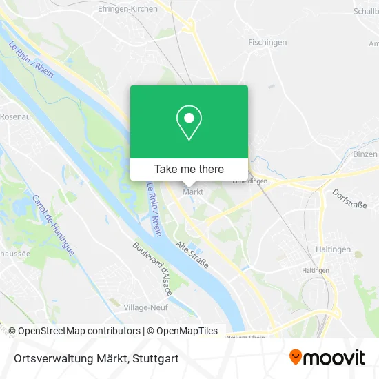 Карта Ortsverwaltung Märkt
