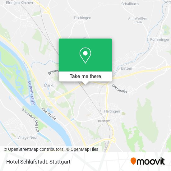 Hotel Schlafstadt map