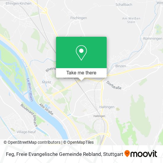 Feg, Freie Evangelische Gemeinde Rebland map