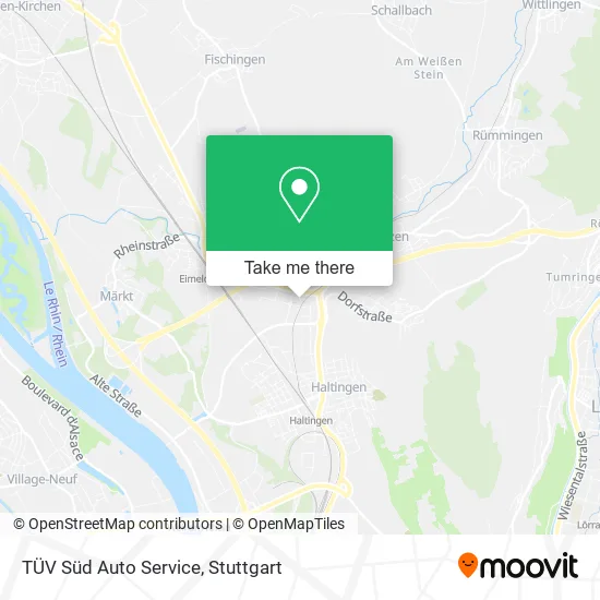 Карта TÜV Süd Auto Service