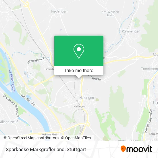 Карта Sparkasse Markgräflerland