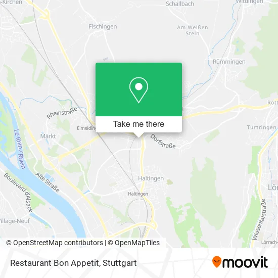 Карта Restaurant Bon Appetit