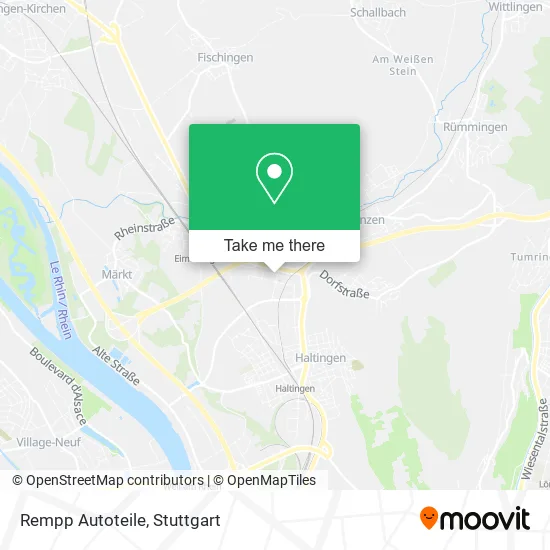 Карта Rempp Autoteile