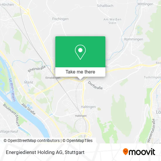 Карта Energiedienst Holding AG