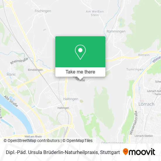 Карта Dipl.-Päd. Ursula Brüderlin-Naturheilpraxis