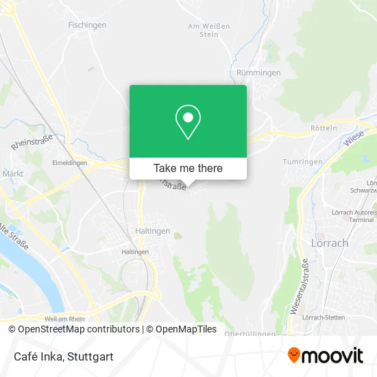 Карта Café Inka