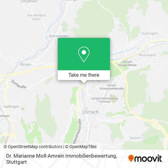 Dr. Marianne Moll-Amrein Immobilienbewertung map