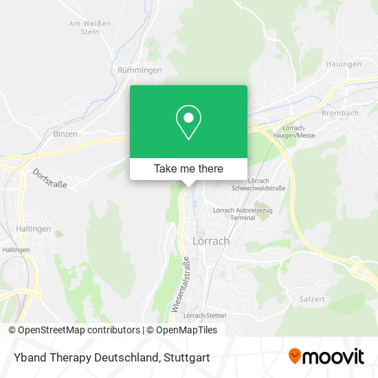 Карта Yband Therapy Deutschland
