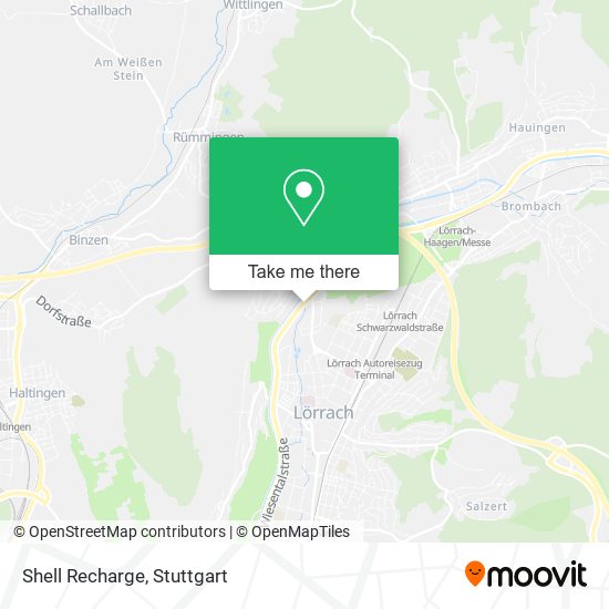 Shell Recharge map