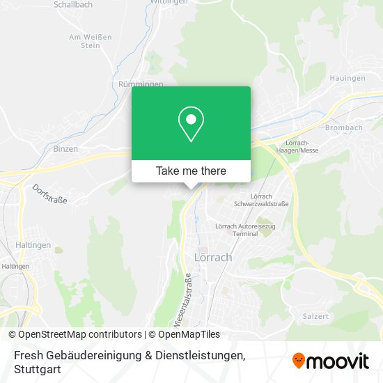 Fresh Gebäudereinigung & Dienstleistungen map