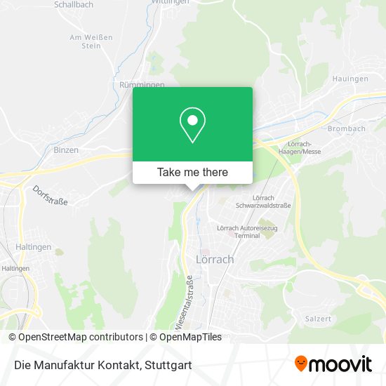 Die Manufaktur Kontakt map