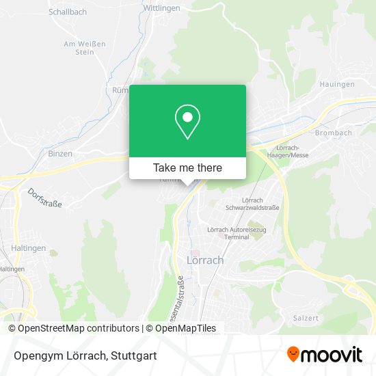 Opengym Lörrach map