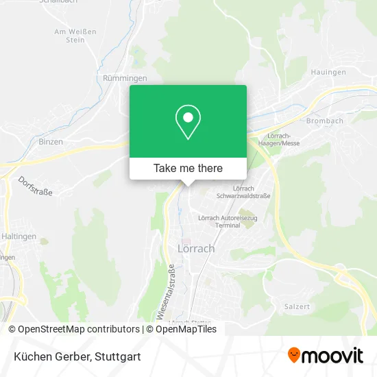 Карта Küchen Gerber