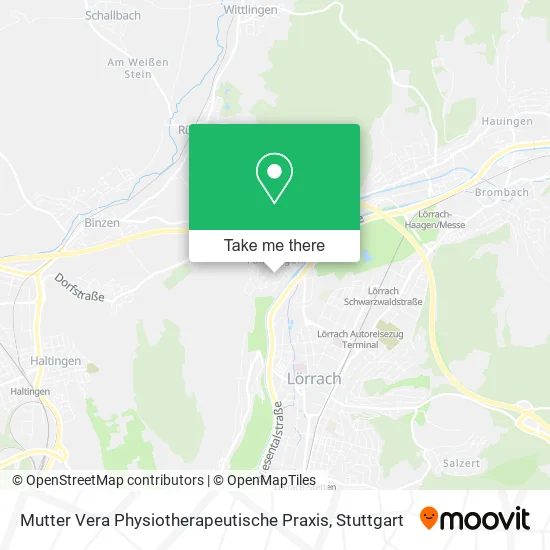 Карта Mutter Vera Physiotherapeutische Praxis