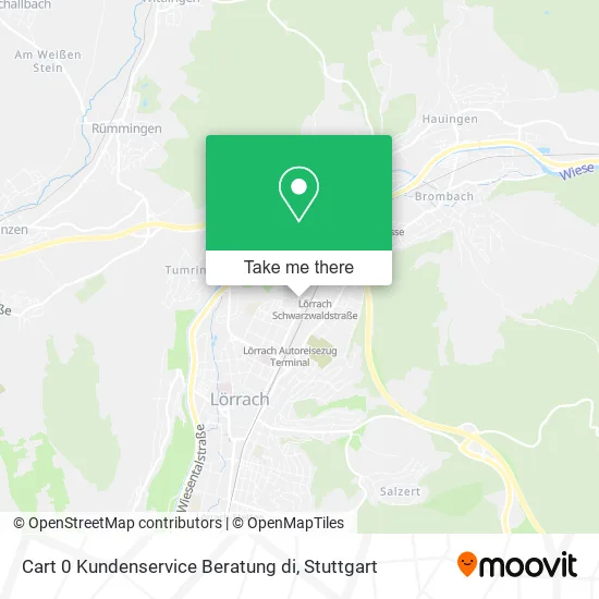 Карта Cart 0 Kundenservice Beratung di