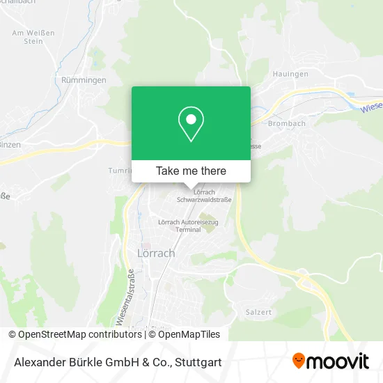 Карта Alexander Bürkle GmbH & Co.