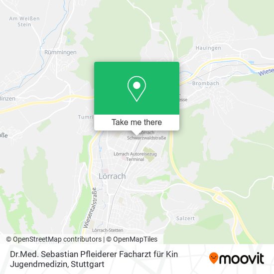 Dr.Med. Sebastian Pfleiderer Facharzt für Kin Jugendmedizin map