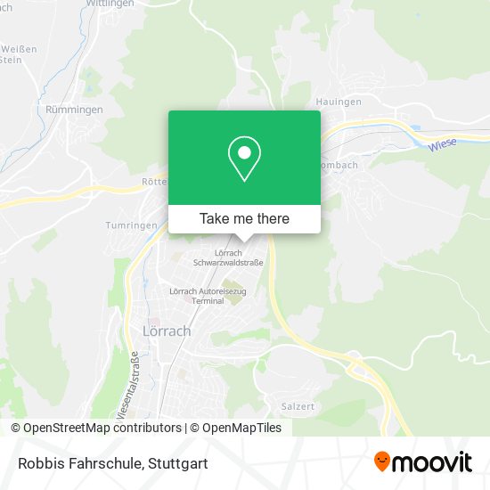 Robbis Fahrschule map