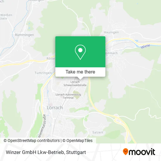 Карта Winzer GmbH Lkw-Betrieb