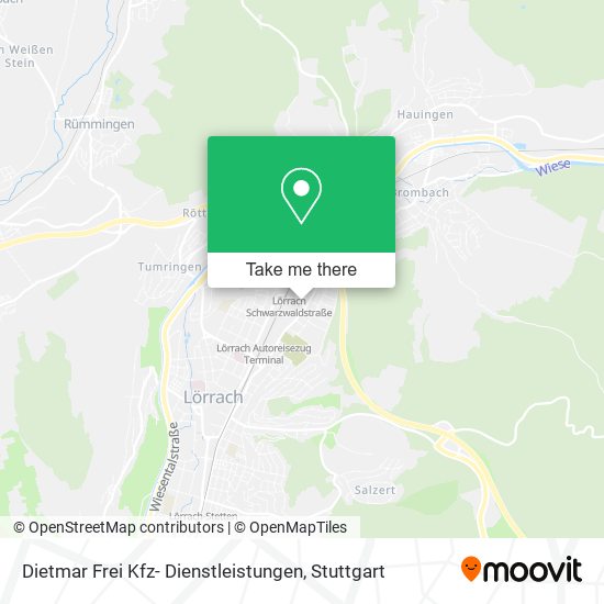 Dietmar Frei Kfz- Dienstleistungen map