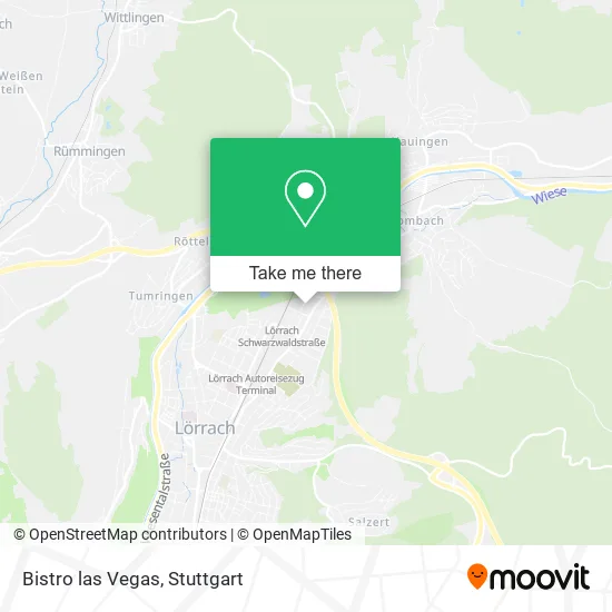 Карта Bistro las Vegas