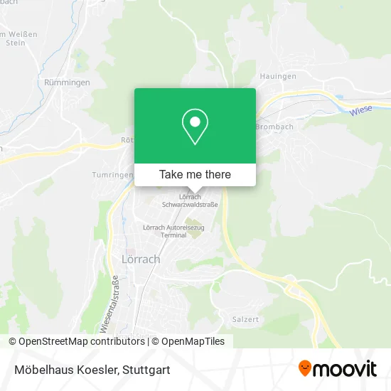 Карта Möbelhaus Koesler