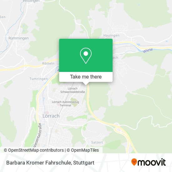 Barbara Kromer Fahrschule map