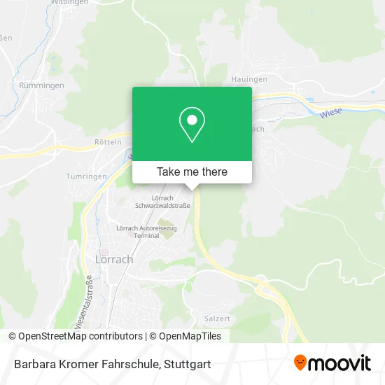 Карта Barbara Kromer Fahrschule