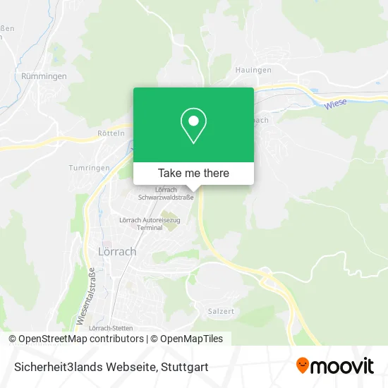 Карта Sicherheit3lands Webseite