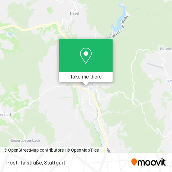 Post, Talstraße map