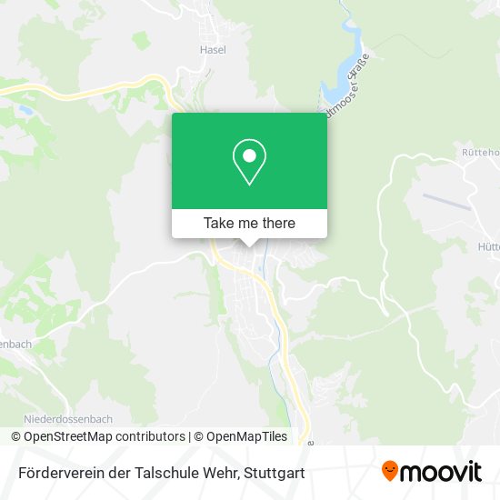 Förderverein der Talschule Wehr map