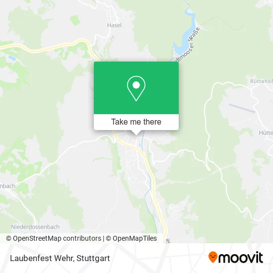 Карта Laubenfest Wehr