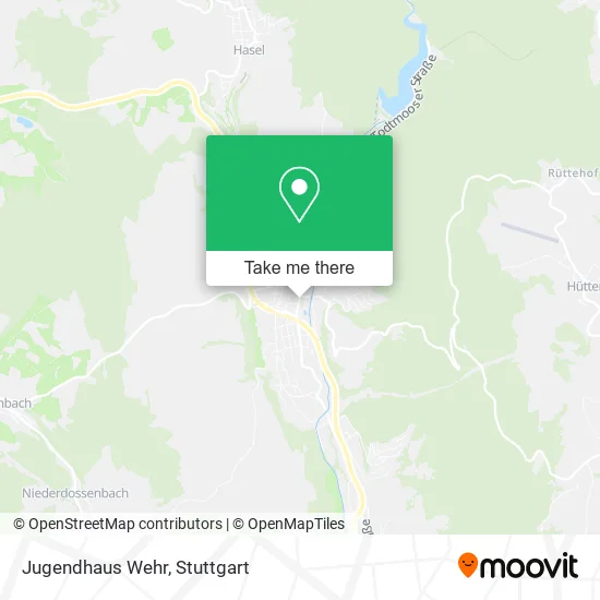Карта Jugendhaus Wehr