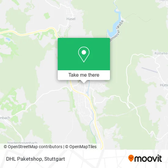 Карта DHL Paketshop