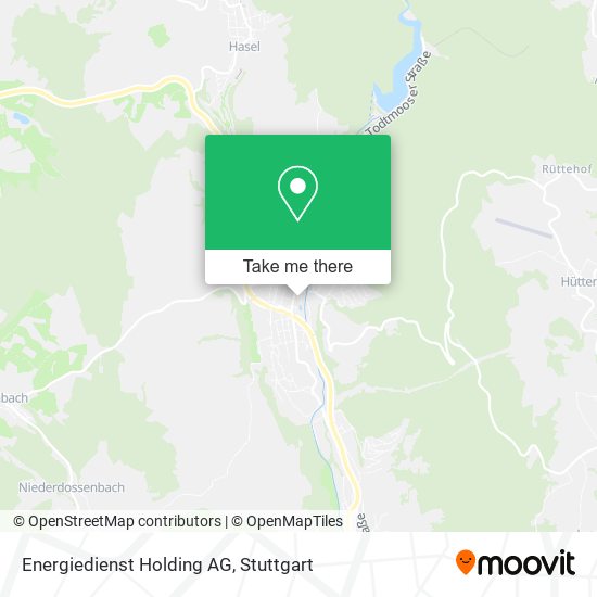 Карта Energiedienst Holding AG