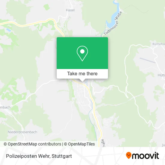 Карта Polizeiposten Wehr