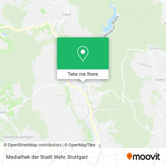 Карта Mediathek der Stadt Wehr