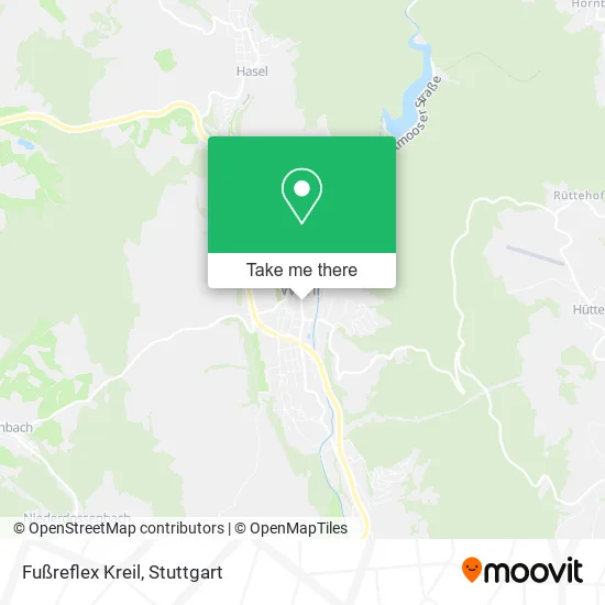 Карта Fußreflex Kreil
