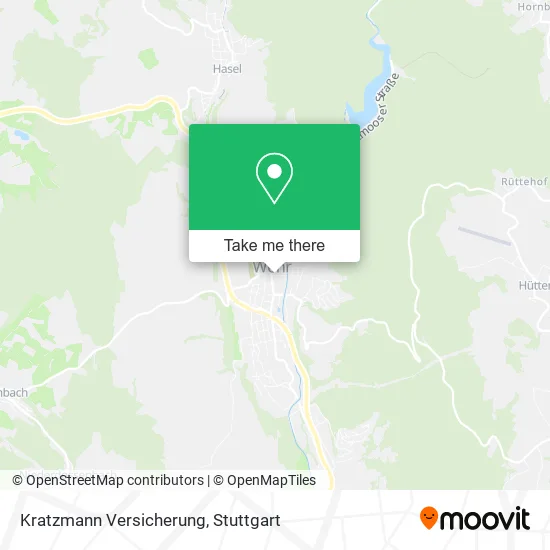 Карта Kratzmann Versicherung