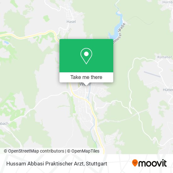 Карта Hussam Abbasi Praktischer Arzt