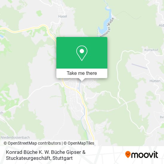 Konrad Büche K. W. Büche Gipser & Stuckateurgeschäft map